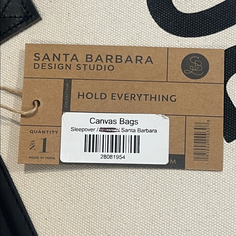 Santa Barbara Design Studio Sleepover Canvas Tote - Picture 9 of 11